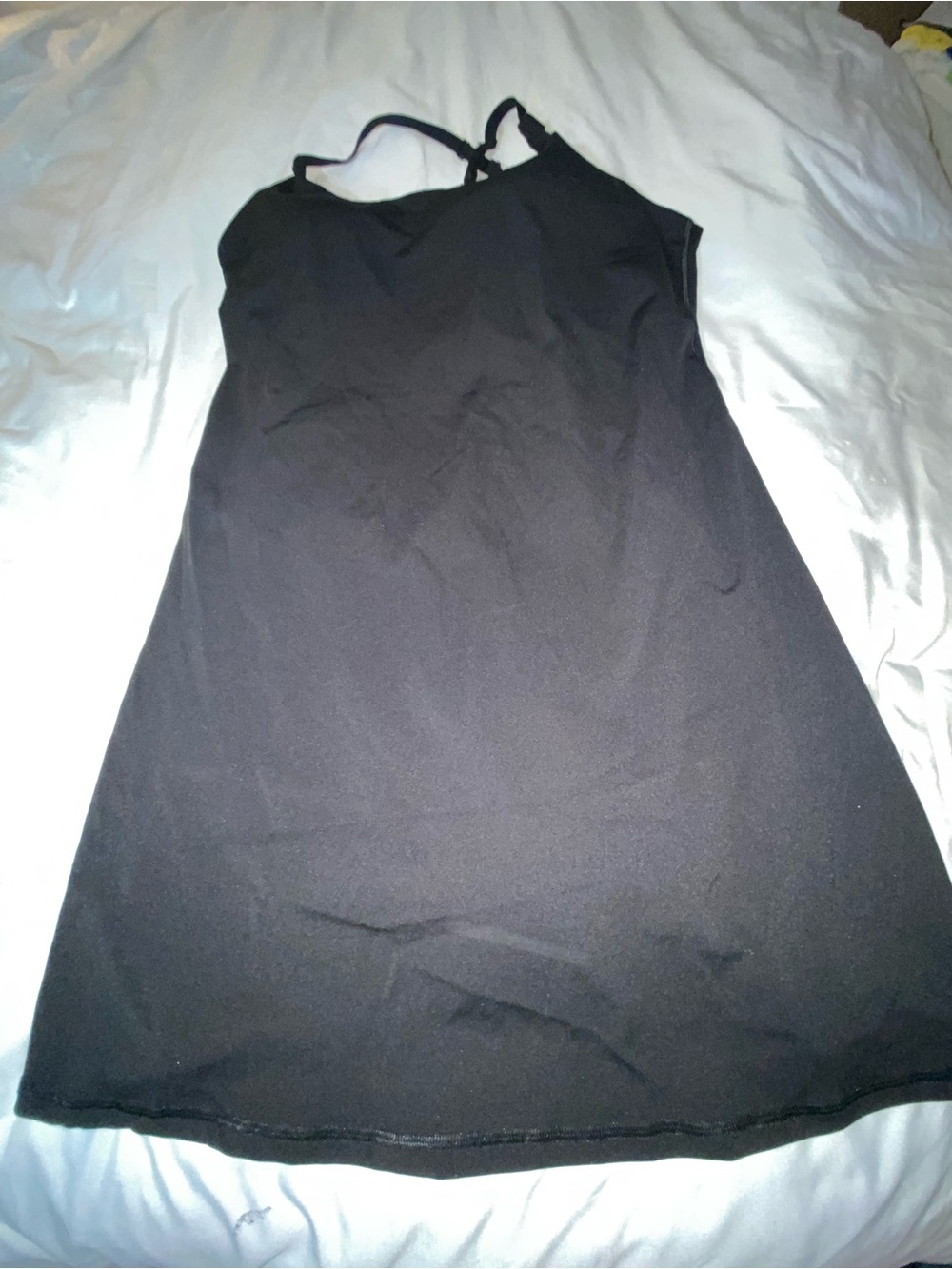 H&M Black Strapless Romper with Supportive Bust